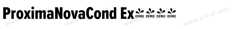 ProximaNovaCond Ex字体转换